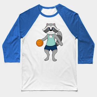 Racoon Basketball player Basketball Baseball T-Shirt